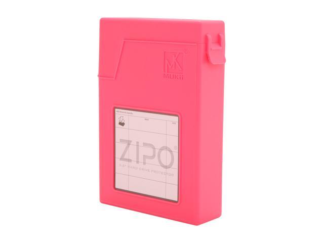 Mukii ZIO-P010-PK 3.5' HDD Protector, Pink Color