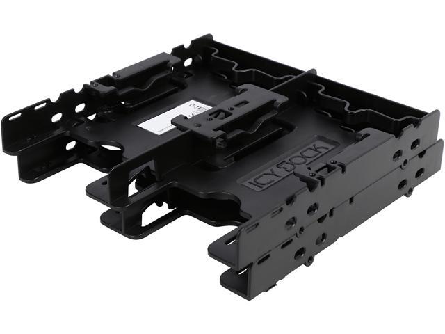 ICY DOCK 4 x 2.5' HDD / SSD Bracket Mount Kit Adapter for 5.25" Drive Bay - FLEX-FIT Quattro MB344SP