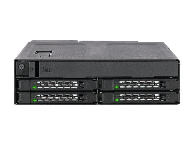 ICY DOCK ToughArmor MB604SPO-B 4 x 2.5' SAS & SATA SSD/HDD & (Ultra) Slim ODD Backplane Cage