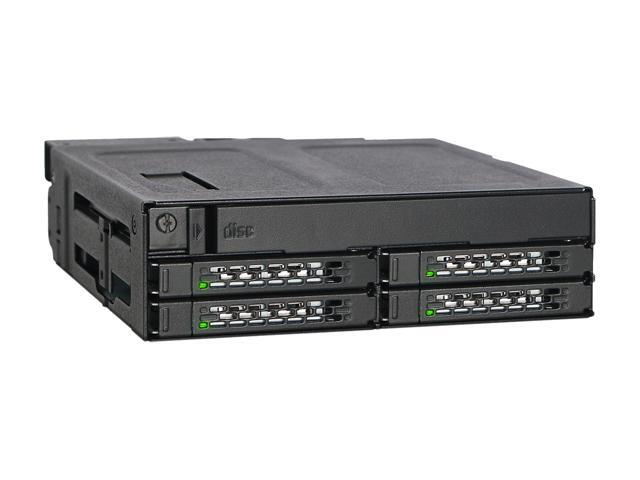 ICY DOCK ToughArmor MB604SPO-B 4 x 2.5' SAS & SATA SSD/HDD & (Ultra) Slim ODD Backplane Cage