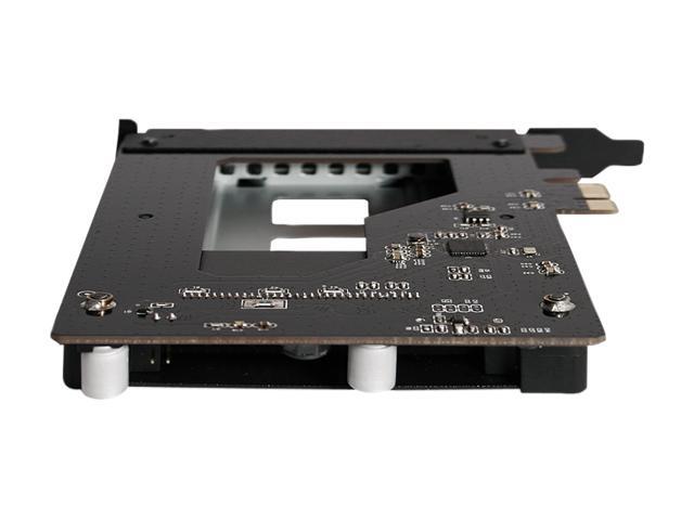 ICY DOCK ToughArmor MB839SP-B 2.5' SATA SSD/HDD to PCIe 2.0 x1 Hot-Swap Mobile Rack for PCIe Expansion Slot