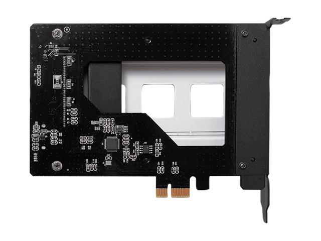 ICY DOCK ToughArmor MB839SP-B 2.5' SATA SSD/HDD to PCIe 2.0 x1 Hot-Swap Mobile Rack for PCIe Expansion Slot