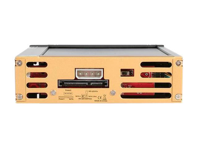 StarTech. com Black Aluminum 5.25in Rugged SATA Hard Drive Mobile Rack Drawer (DRW150SATBK)