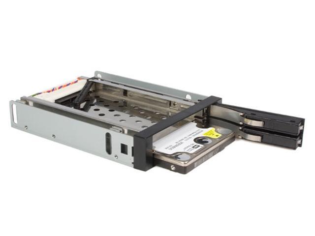 StarTech. com HSB220SAT25B 2 Drive 2.5in Trayless Hot Swap SATA Mobile Rack Backplane - Dual Drive SATA Mobile Rack Enclosure for 3.5 HDD