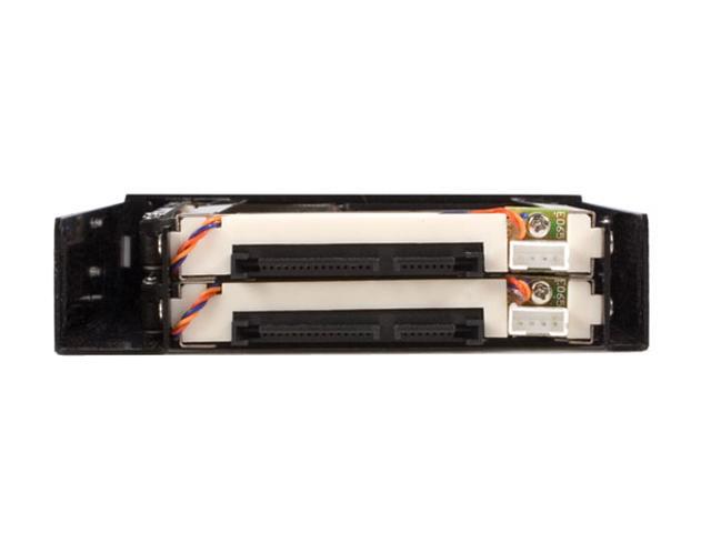 StarTech. com HSB220SAT25B 2 Drive 2.5in Trayless Hot Swap SATA Mobile Rack Backplane - Dual Drive SATA Mobile Rack Enclosure for 3.5 HDD