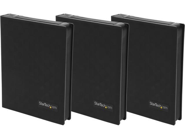 StarTech. com HDDCASE25BK 2.5in Anti-Static Hard Drive Protector Case - Black (3pk)
