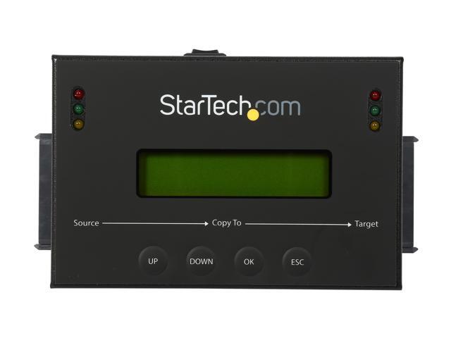 StarTech. com SATDUP11 Black Standalone 2.5 / 3.5' SATA Hard Drive Duplicator and Eraser