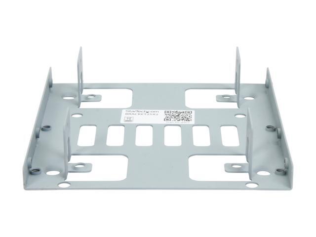 StarTech. com BRACKET25X2 Dual 2.5" to 3.5' Hard Drive Bay Mounting Bracket - 2.5' to 3.5' HDD / SSD Mounting Bracket w/ SATA Power and Data cabling