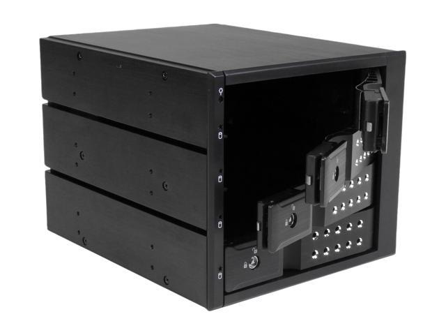 StarTech. com HSB4SATSASBA 4 Bay Aluminum Trayless Hot Swap Mobile Rack Backplane for 3.5in SAS II/SATA III - 6 Gbps HDD