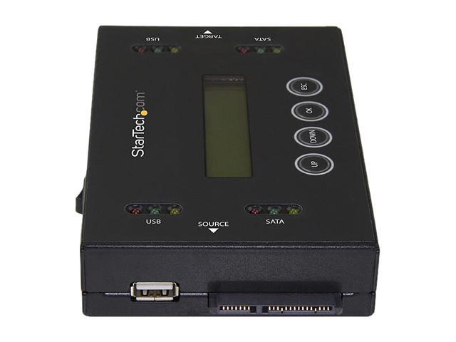 StarTech SU2DUPERA11 Drive Duplicator & Eraser for USB Flash Drives & 2.5 / 3.5' SATA SSDs/HDDs - 1:1 Duplication Plus Cross-interface - Standalone