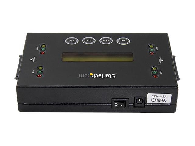 StarTech SU2DUPERA11 Drive Duplicator & Eraser for USB Flash Drives & 2.5 / 3.5' SATA SSDs/HDDs - 1:1 Duplication Plus Cross-interface - Standalone