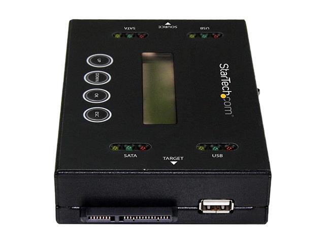 StarTech SU2DUPERA11 Drive Duplicator & Eraser for USB Flash Drives & 2.5 / 3.5' SATA SSDs/HDDs - 1:1 Duplication Plus Cross-interface - Standalone
