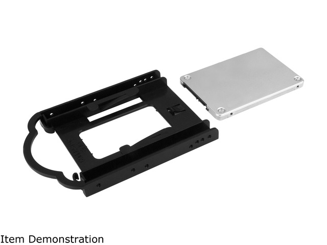 StarTech. com BRACKET125PTP 2.5' SSD/HDD Mounting Bracket for 3.5' Drive Bay - 5 Pack - Tool-less - Hard Drive Mounting Kit (BRACKET125PTP)