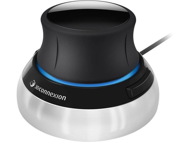 3Dconnexion SpaceMouse Compact 3DX-700059 Black/Silver 2 Buttons USB Wired Mouse