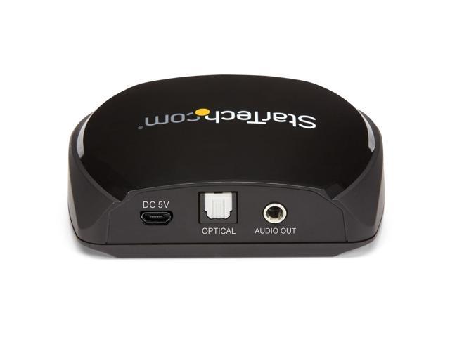 Startech.com Bluetoth 5.0 Audio Receiver With Nfc Bluetoth Audio Adapter Bt 5.0 66ft (20m) Range 3.5mm/rca Or Toslink/spdif Optical Output Lossless Hifi Wolfson Dac - For Stereos/speakers - image 2