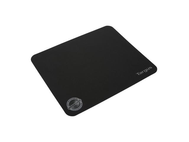 Targus Ultraportable Antimicrobial Mouse Mat - 0.05' x 8.66' x 7.09' Dimension - Black - Rubber - Anti-slip - AWE820GL