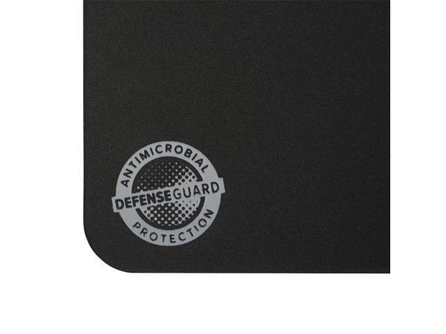 Targus Ultraportable Antimicrobial Mouse Mat - 0.05' x 8.66' x 7.09' Dimension - Black - Rubber - Anti-slip - AWE820GL