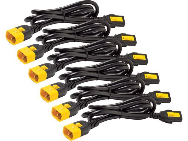 Apc By Schneider Electric Power Cord Kit (6 Ea) Locking C13 To C14 1.2M North America