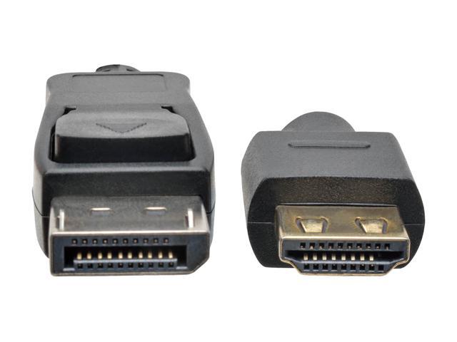 Open Box - Tripp Lite P582-003-HD-V4A DisplayPort/HDMI Audio/Video Cable - 3 ft DisplayPort/HDMI A/V Cable for Monitor, Audio/Video Device, TV,...