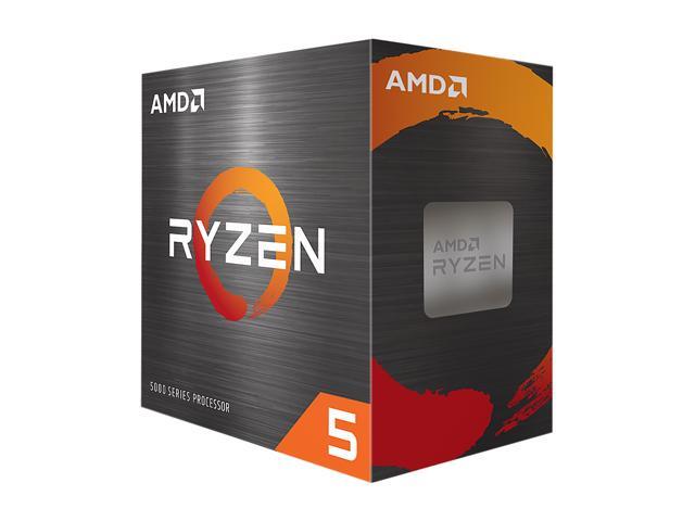 AMD - Ryzen 5 5500 6-Core - 12 Thread 3.6 GHz (4.2 GHz Max Boost) Socket AM4 65W Unlocked Desktop Processor - Black - image 3