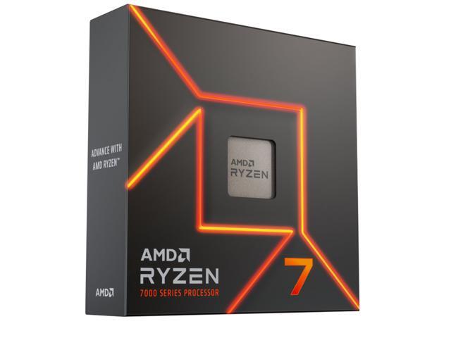AMD - Ryzen 7 7700X 8-Core - 16-Thread 4.5GHz (5.4 GHz Max Boost) Socket AM5 105W Unlocked Desktop Processor - Silver - image 3