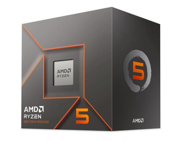 AMD Ryzen 5 8400F (4.2 GHz) - Ryzen 5 8000 Series 6-Core/ 12-Threads, Socket AM5, 65W Processor - 100-100001591BOX