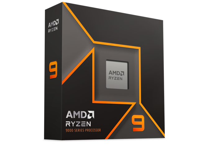 AMD - Ryzen 9 9900X 12-Core - 24-Thread 4.4 GHz (5.6 GHz Max Boost) Socket AM5 120W Unlocked Desktop Processor - Silver - image 3