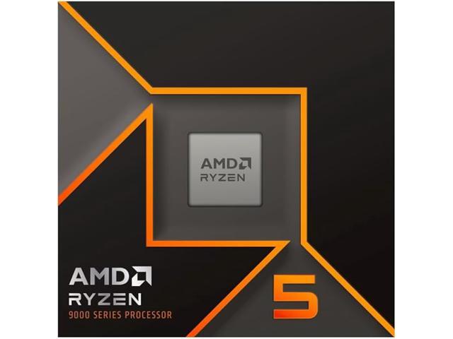 AMD - Ryzen 5 9600X 6-Core - 12-Thread 3.9 GHz (5.4 GHz Max Boost) Socket AM5 65W Unlocked Desktop Processor - Silver - image 3
