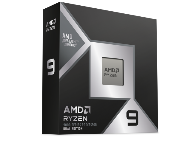 AMD - Ryzen 9 9950X3D2 Dual Edition 16-Core - 32-Thread 4.3 GHz (5.6 GHz Max Boost) Socket AM5 Unlocked Desktop Processor - Silver - image 4
