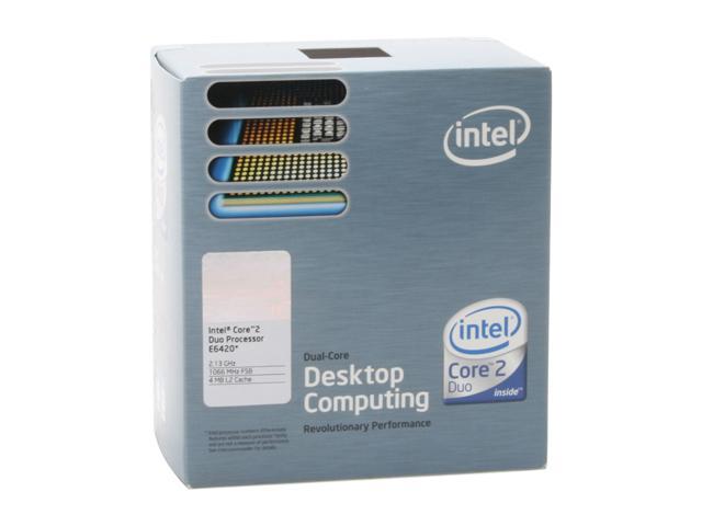 Intel Core 2 Duo E6420 - Core 2 Duo Conroe Dual-Core 2.13 GHz LGA 775 65W Processor - BX80557E6420