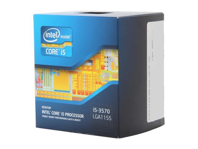 Intel Core i5-3570 - Core i5 3rd Gen Ivy Bridge Quad-Core 3.4GHz (3.8GHz Turbo Boost) LGA 1155 77W Intel HD Graphics 2500 Desktop Processor.