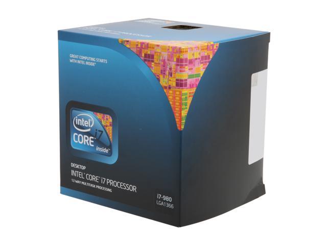 Intel Core i7-980 - Core i7 Gulftown 6-Core 3.33 GHz LGA 1366 130W Desktop Processor - BX80613I7980