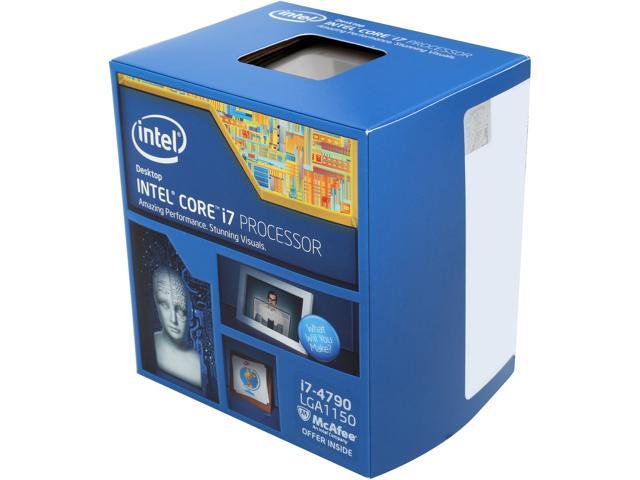 Intel Core i7-4790 - Core i7 4th Gen Haswell Quad-Core 3.6 GHz LGA 1150 84W Intel HD Graphics 4600 Desktop Processor - BX80646I74790