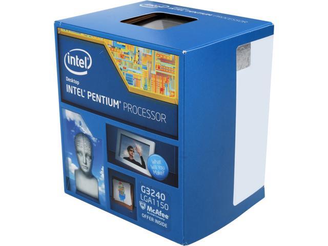 Intel Pentium G3240 - Pentium Haswell Dual-Core 3.1 GHz LGA 1150 53W Intel HD Graphics Desktop Processor - BX80646G3240