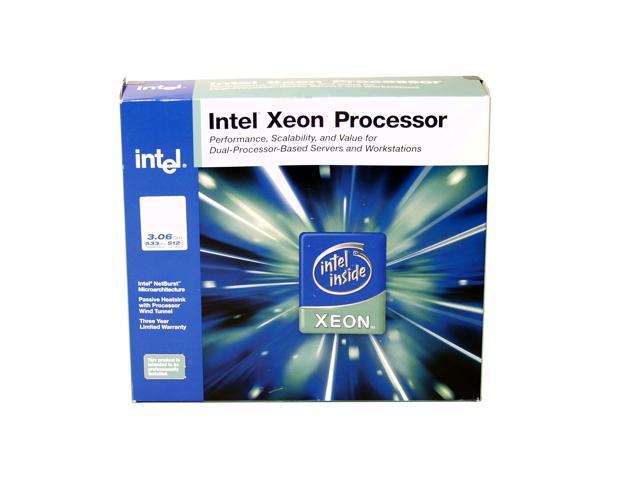 Intel Xeon 3.06 - Xeon Prestonia 3.06 GHz Socket 604 85W Processor - BX80532KE3066D