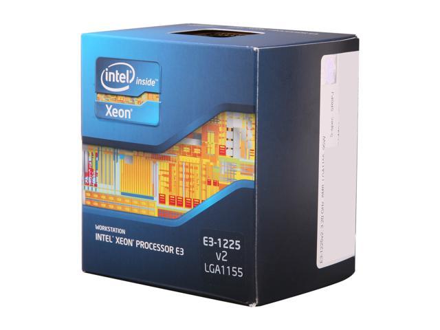 Intel Xeon E3-1225 V2 3.2GHz (3.6GHz Turbo) LGA 1155 77W BX80637E31225V2 Server Processor