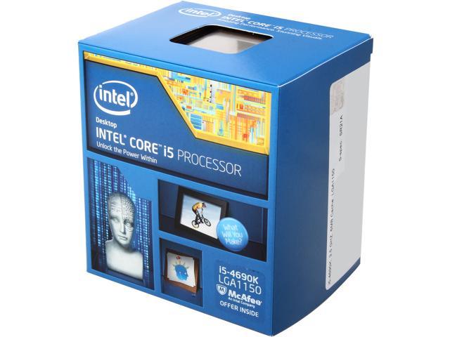 Intel Core i5-4690K - Core i5 4th Gen Devil's Canyon Quad-Core 3.5 GHz LGA 1150 88W Intel HD Graphics 4600 Desktop Processor - BX80646I54690K