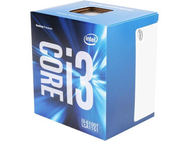 Intel Core i3-6100T - Core i3 6th Gen Skylake Dual-Core 3.2 GHz LGA 1151 35W Intel HD Graphics 530 Desktop Processor - BX80662I36100T