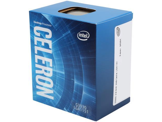 Intel Celeron G3930 Kaby Lake Dual-Core 2.9 GHz LGA 1151 51W BX80677G3930 Desktop Processor Intel HD Graphics 610