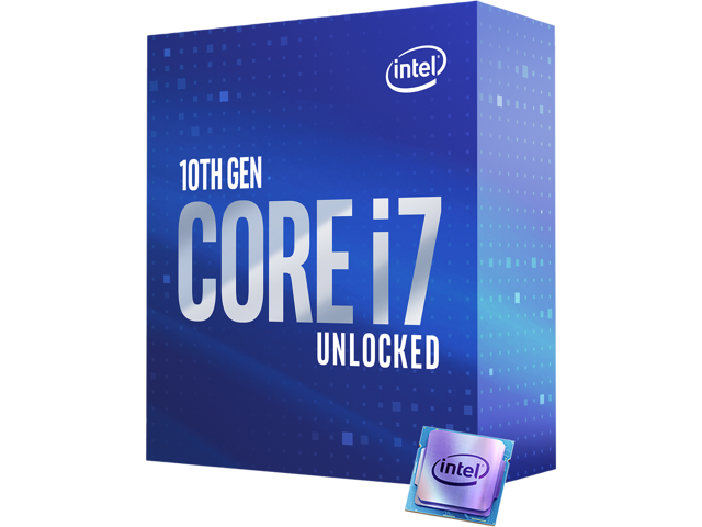 Intel Core i7-10700K Comet Lake 8-Core 3.8 GHz LGA 1200 125W Processor w/ Intel UHD Graphics 630