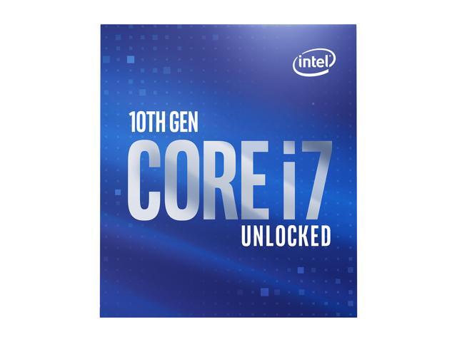 Intel Core i7 10th Gen - Core i7-10700K Comet Lake 8-Core 3.8 GHz LGA 1200 125W Desktop Processor w/ Intel UHD Graphics 630