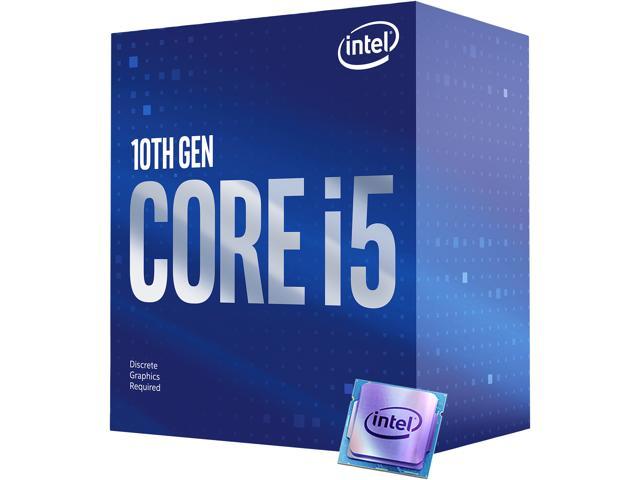 Intel Core i5-10400F - Core i5 10th Gen Comet Lake 6-Core 2.9 GHz LGA 1200 65W None Desktop Processor - BX8070110400F