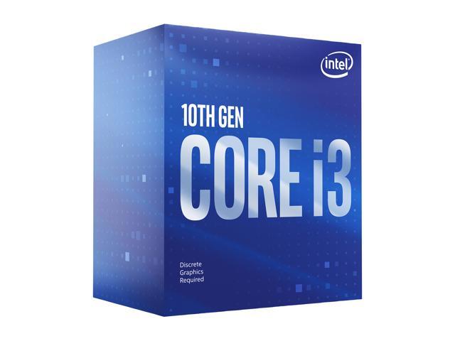 Intel Core i3-10100F - Core i3 10th Gen Comet Lake Quad-Core 3.6 GHz LGA 1200 65W None Integrated Graphics Desktop CPU Processor - BX8070110100F