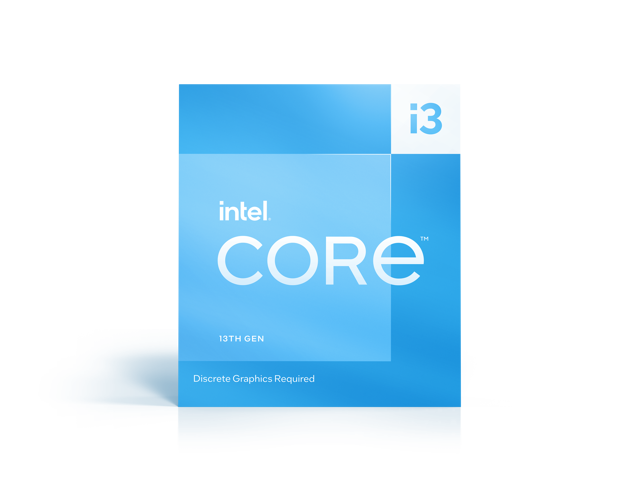Intel Core i3-13100F Desktop Processor 4 cores (4 P-cores + 0 E-cores) 12MB Cache, up to 4.5 GHz - Box