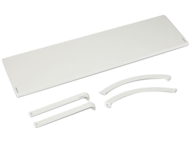 Verse Panel System Hanging Shelf, 48w X 12-3/4d, Gray