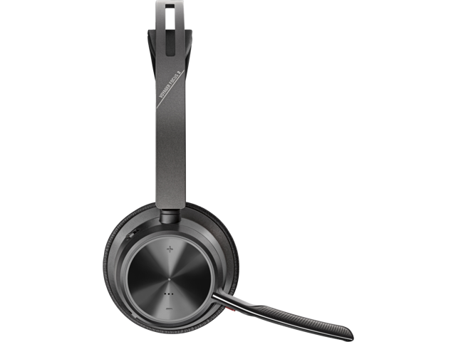 Poly Voyager Focus 2 UC USB-A Bluetooth Headset with Charging Stand, Black