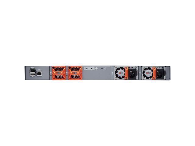 Juniper Networks EX4100, 24-port 10/100/1000BASE-T switch, 4x10GbE uplinks, 4x25GbE stacking/uplink ports, MACsec AES256, redundant fans EX4100-24T