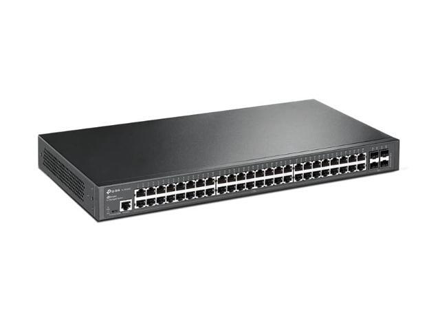 TP-Link TL-SG3452 48 Port Gigabit Switch, 4 SFP Slots Omada L2+ Smart Managed IPv6 Static Routing L2/L3/L4 QoS, IGMP & LAG Limited...