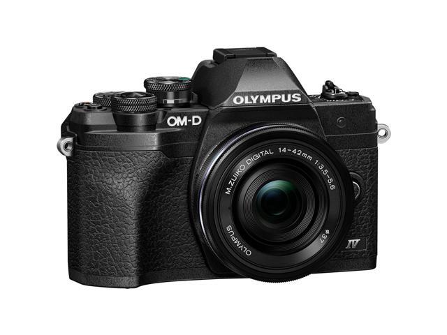 Olympus - V207132SU000 OM-D E-M10 Mark IV Mirrorless Digital Camera with 14-42mm Lens - Black - image 3
