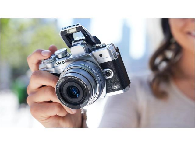 Olympus - V207132SU000 OM-D E-M10 Mark IV Mirrorless Digital Camera with 14-42mm Lens - Black - image 8